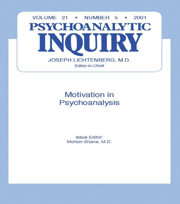 Produktbild: Motivation and Psychoanalysis