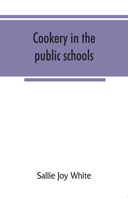 Produktbild: Cookery in the public schools