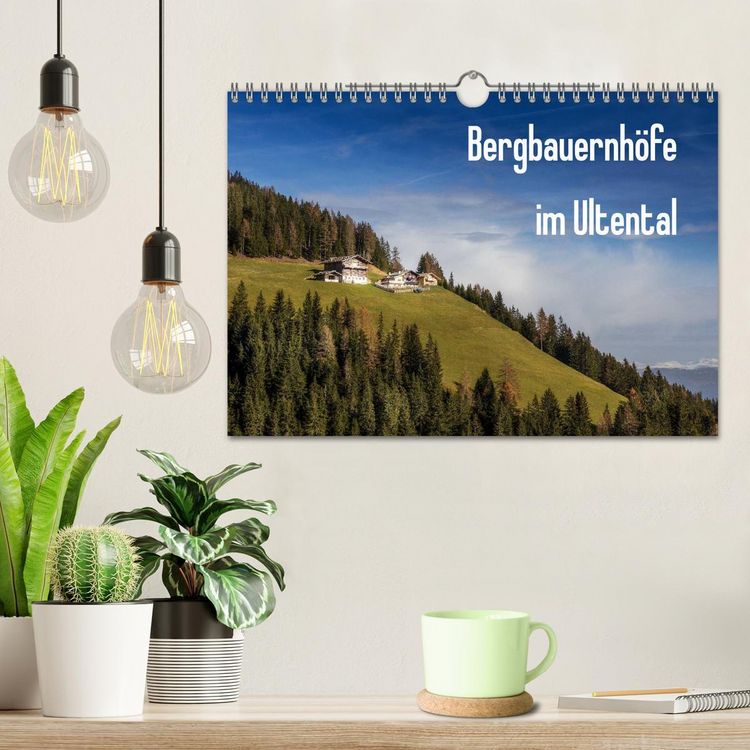 Produktbild: Bergbauernh&ouml;fe im Ultental (Wandkalender 2026 DIN A4 quer), CALVENDO Monatskalender