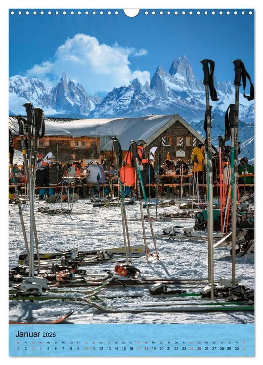 Produktbild: Endlich wieder Skifahren (Wandkalender 2026 DIN A3 hoch), CALVENDO Monatskalender