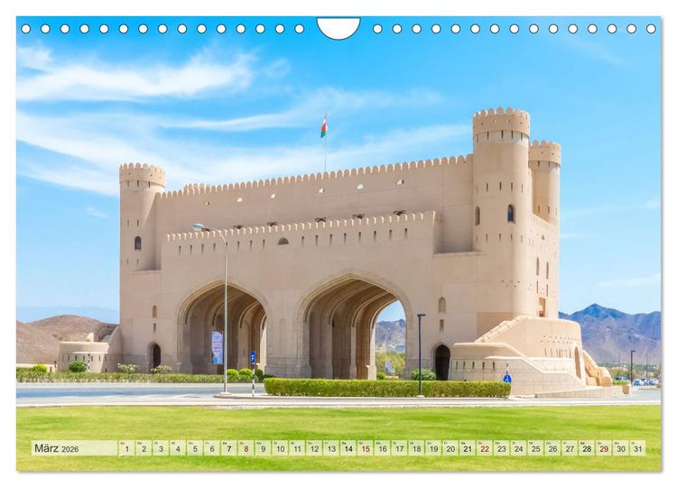 Produktbild: Oman - Historische Perle des Orients (Wandkalender 2026 DIN A4 quer), CALVENDO Monatskalender