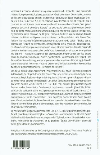 Produktbild: L'esprit de Pentec&ocirc;te au coeur de la mission de l'Eglise