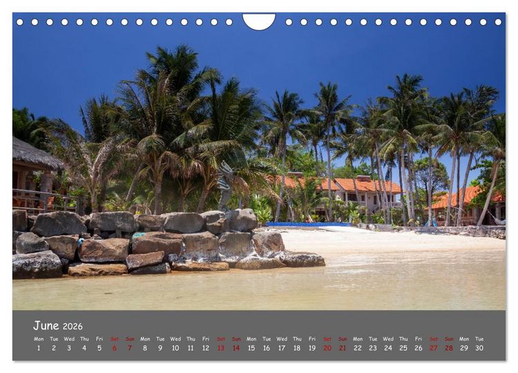 Produktbild: Vietnam`s most beautiful beaches (Wall Calendar 2026 DIN A4 landscape), CALVENDO 12 Month Wall Calendar