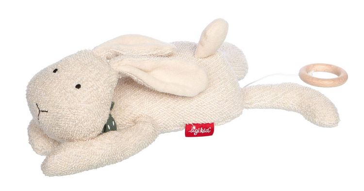 Produktbild: sigikid 39847 - Mami Spieluhr Hase beige Vanilla, Baumwolle, Ma&szlig;e: 36x15x11cm, Babyspielzeug
