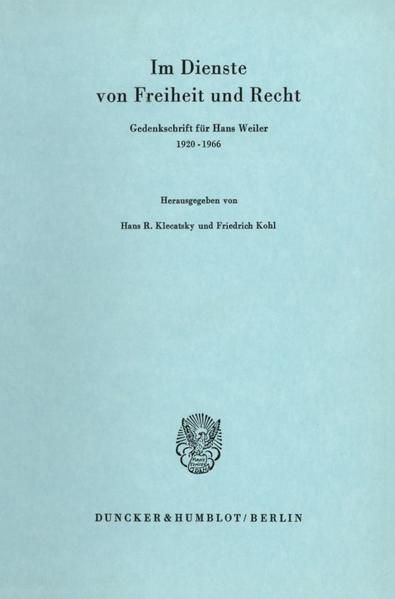 Produktbild: Im Dienste von Freiheit und Recht.
