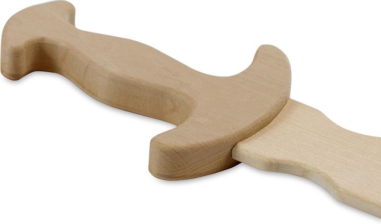 Produktbild: BestSaller 1107 - R&ouml;merschwert Aurelius, Birkenholz natur, 55cm, Holz-Schwert