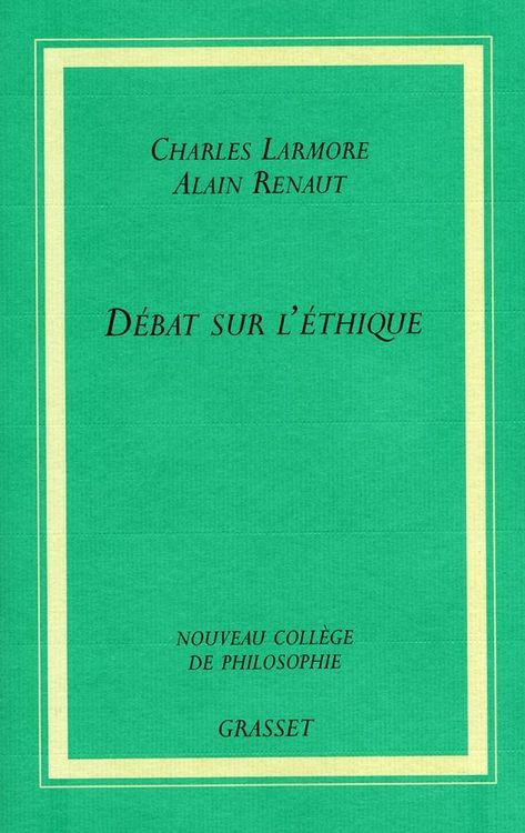 Produktbild: D&eacute;bat sur l'&eacute;thique