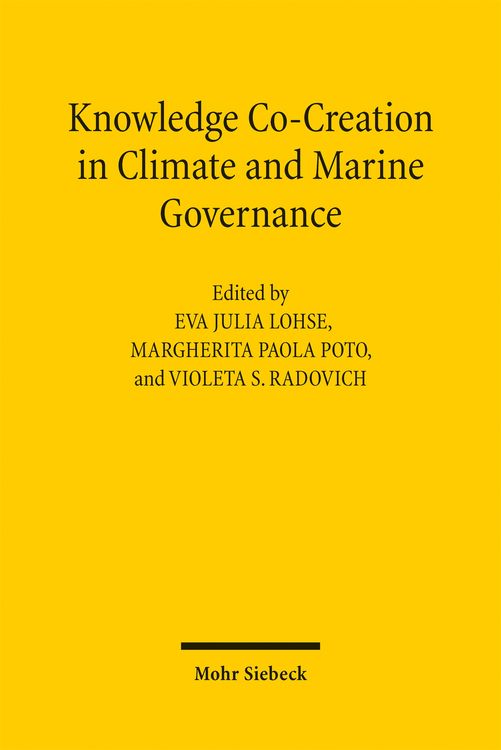 Produktbild: Knowledge Co-Creation in Climate and Marine Governance