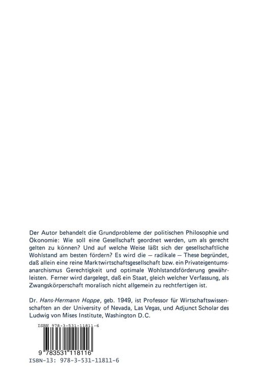 Produktbild: Eigentum, Anarchie und Staat