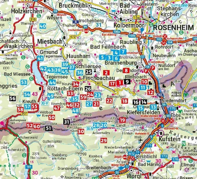 Produktbild: ROTHER Wanderf&uuml;hrer Tegernsee, Schliersee, Spitzingsee. 60 Touren in den Bayerischen Voralpen zwischen Isar und Inn