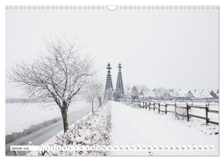 Produktbild: K&ouml;ln Widdersdorf - Bl&uuml;tentr&auml;ume und l&auml;ndliche Idylle (Wandkalender 2026 DIN A3 quer), CALVENDO Monatskalender