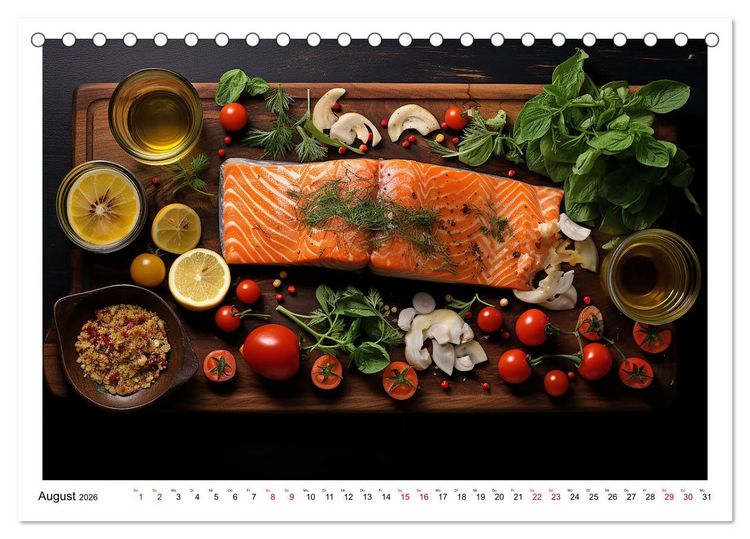 Produktbild: Ordentlich Ketogen (Tischkalender 2026 DIN A5 quer), CALVENDO Monatskalender