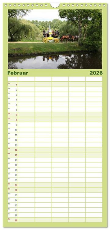 Produktbild: Familienplaner 2026 - CIAT - Historischer Fahrsport in Celle mit 5 Spalten (Wandkalender, 21 x 45 cm) CALVENDO