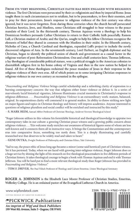 Produktbild: Peacemaking and Religious Violence