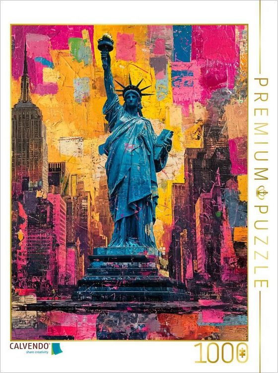 Produktbild: CALVENDO Puzzle Liberty | 1000 Teile Lege-Gr&ouml;&szlig;e 64x48cm Foto-Puzzle f&uuml;r gl&uuml;ckliche Stunden