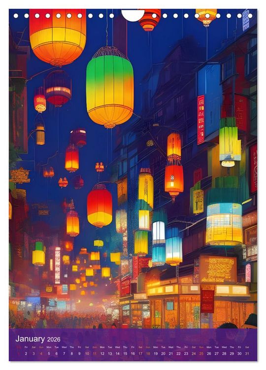 Produktbild: Prismatic Visions (Wall Calendar 2026 DIN A4 portrait), CALVENDO 12 Month Wall Calendar