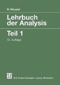 Produktbild: Lehrbuch der Analysis