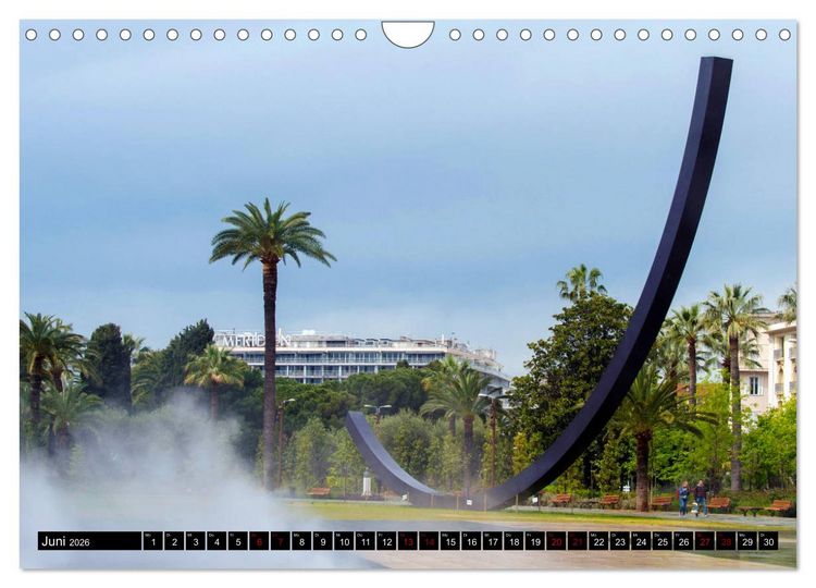 Produktbild: Riviera und Mehr - Nizza, Cannes, San Remo, Monaco (Wandkalender 2026 DIN A4 quer), CALVENDO Monatskalender