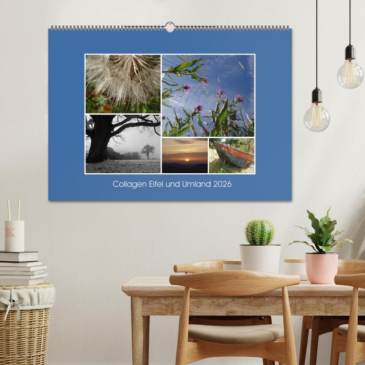 Produktbild: Collagen aus Eifel und Umland 2026 (Wandkalender 2026 DIN A2 quer), CALVENDO Monatskalender