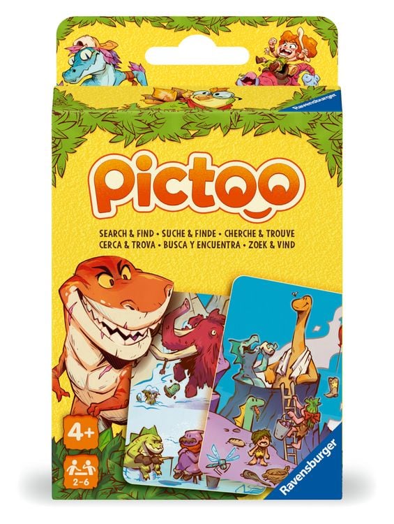 Produktbild: Pictoo Dino-Welt - Kartenspiel ab 4 Jahre