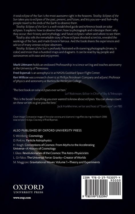 Produktbild: Totality Eclipses Of The Sun 3e C