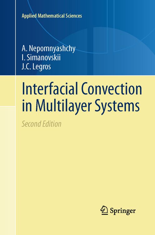 Produktbild: Interfacial Convection in Multilayer Systems