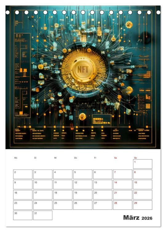Produktbild: KRYPTO Cooler Terminplaner (Tischkalender 2026 DIN A5 hoch), CALVENDO Monatskalender