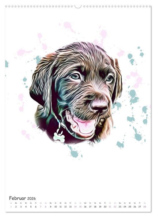 Produktbild: S&uuml;&szlig;e Hunde (hochwertiger Premium Wandkalender 2026 DIN A2 hoch), Kunstdruck in Hochglanz