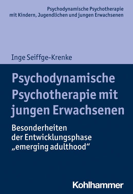 Produktbild: Psychodynamische Psychotherapie mit jungen Erwachsenen