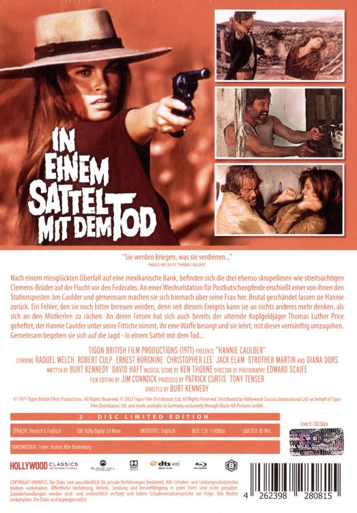 Produktbild: In einem Sattel mit dem Tod - Mediabook - Cover B - Limited Edition (Blu-ray+DVD)