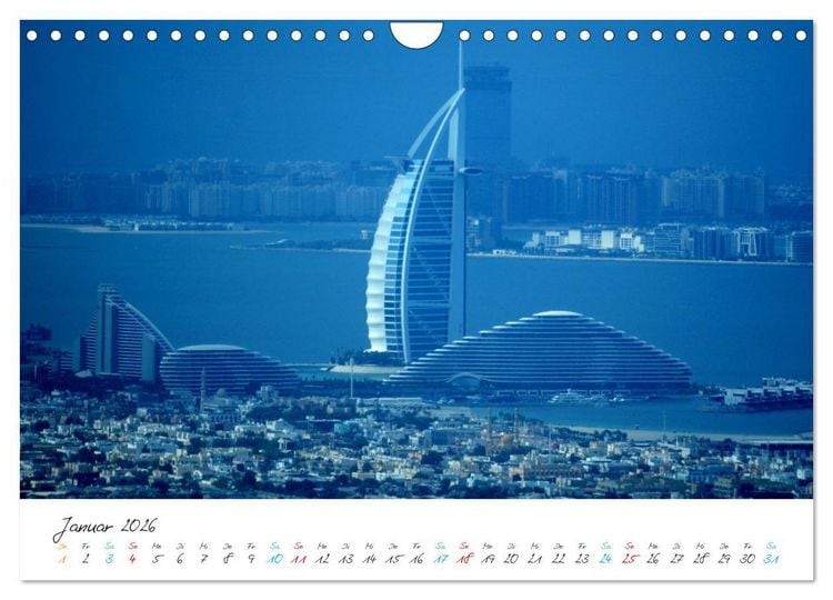 Produktbild: Dubai, die Stadt der Superlative. (Wandkalender 2026 DIN A4 quer), CALVENDO Monatskalender