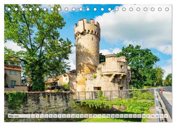 Produktbild: Jena Impressionen (Tischkalender 2026 DIN A5 quer), CALVENDO Monatskalender