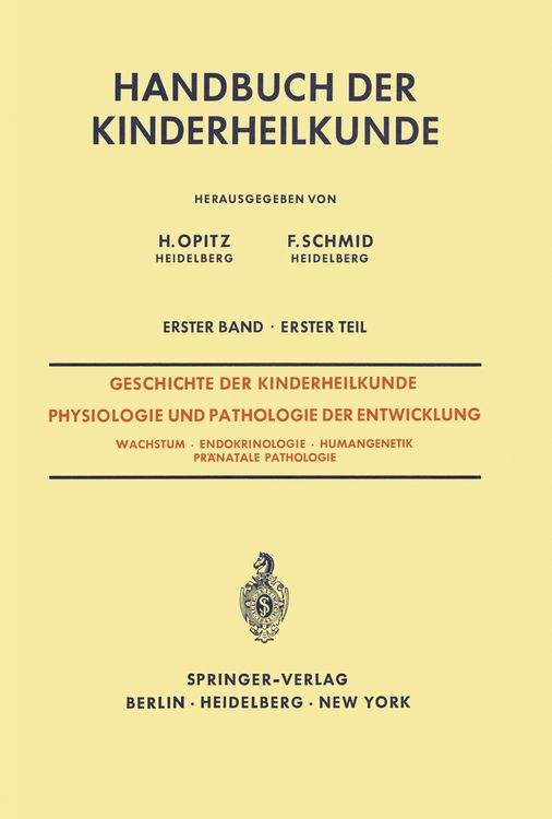 Produktbild: Geschichte der Kinderheilkunde Physiologie und Pathologie der Entwicklung