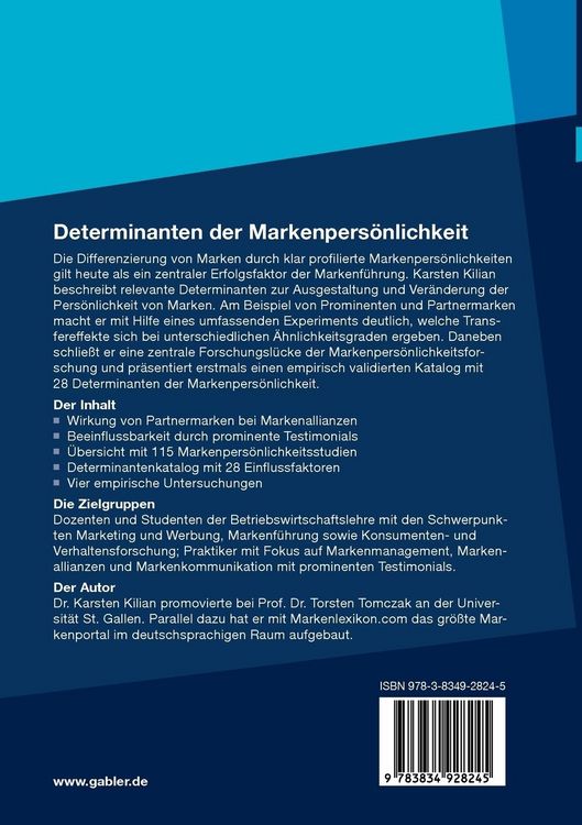Produktbild: Determinanten der Markenpers&ouml;nlichkeit