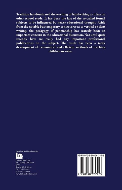 Produktbild: The Teaching of Handwriting