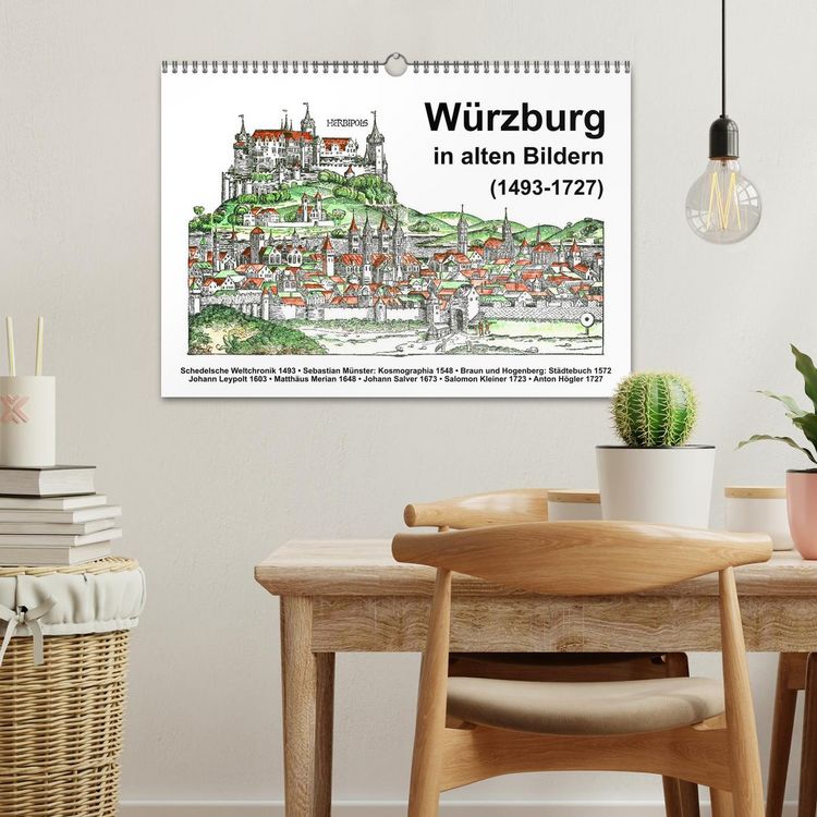 Produktbild: W&uuml;rzburg in alten Bildern (Wandkalender 2026 DIN A3 quer), CALVENDO Monatskalender