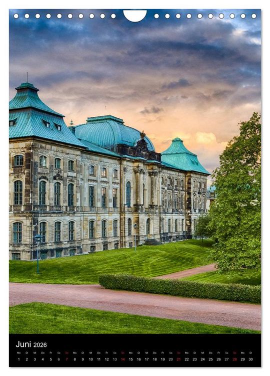 Produktbild: Die wundersch&ouml;ne Stadt Dresden (Wandkalender 2026 DIN A4 hoch), CALVENDO Monatskalender