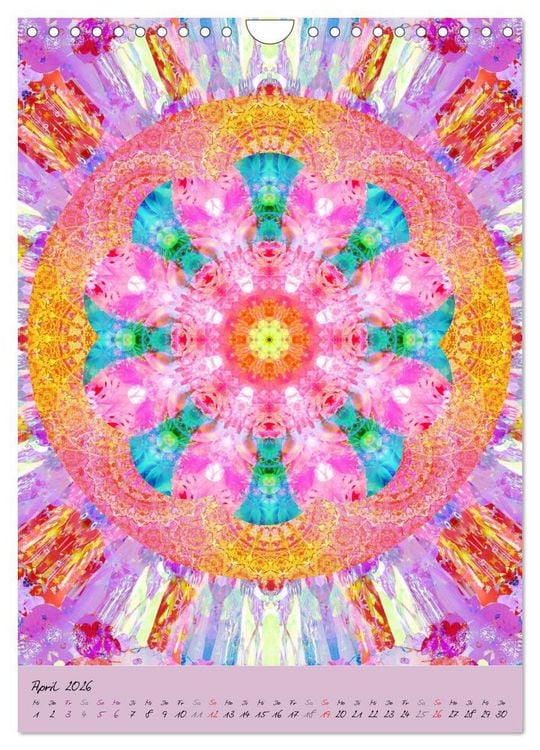 Produktbild: Bl&uuml;hende Mandalas (Wandkalender 2026 DIN A4 hoch), CALVENDO Monatskalender