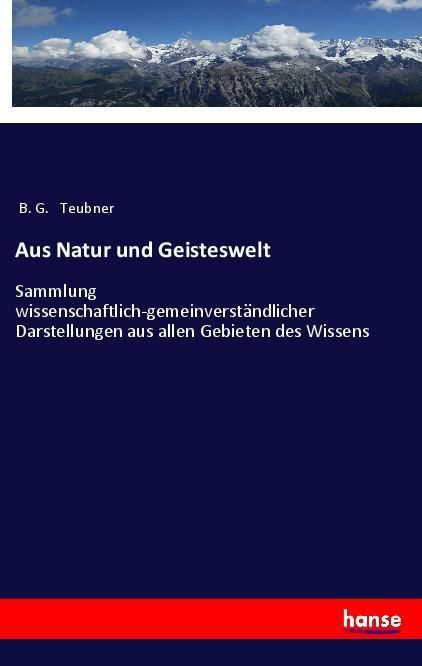 Produktbild: Aus Natur und Geisteswelt