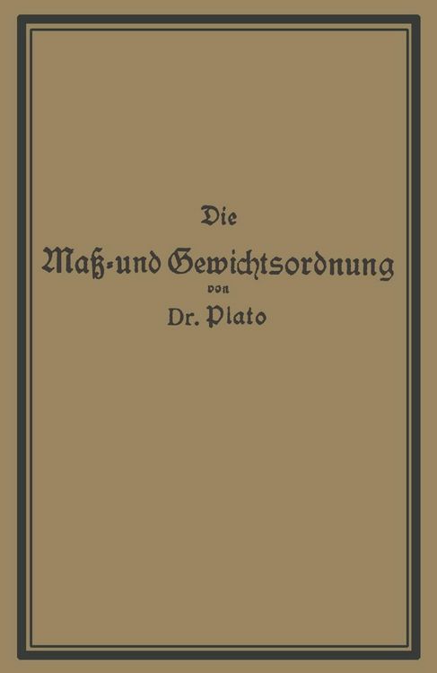 Produktbild: Die Ma&szlig;- und Gewichtsordnung