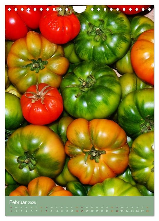 Produktbild: Nat&uuml;rliche Kost - Gesund essen 2026 (Wandkalender 2026 DIN A4 hoch), CALVENDO Monatskalender