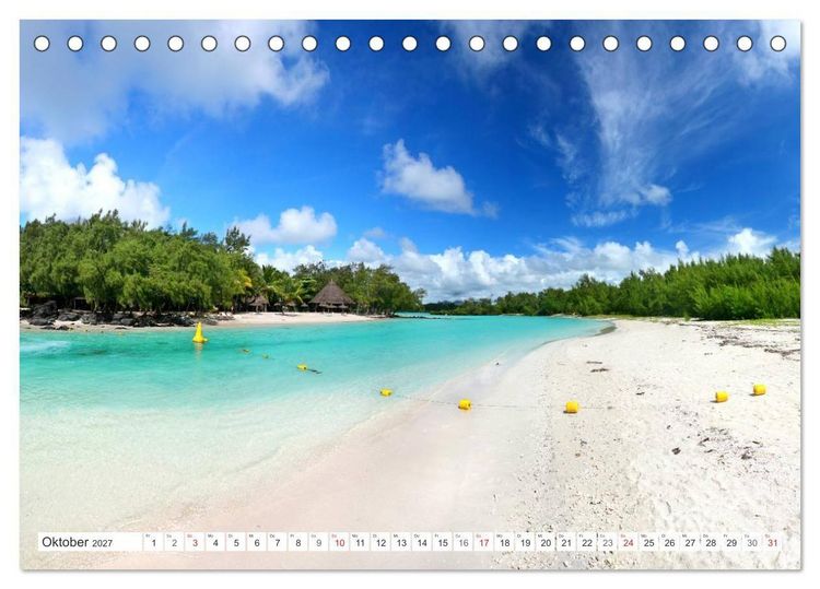 Produktbild: Mauritius (Tischkalender 2027 DIN A5 quer), CALVENDO Monatskalender