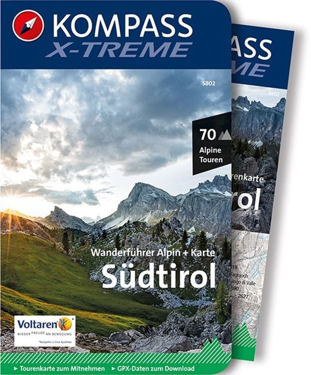Produktbild: KOMPASS Wanderführer X-treme Südtirol, 70 Alpine Touren
