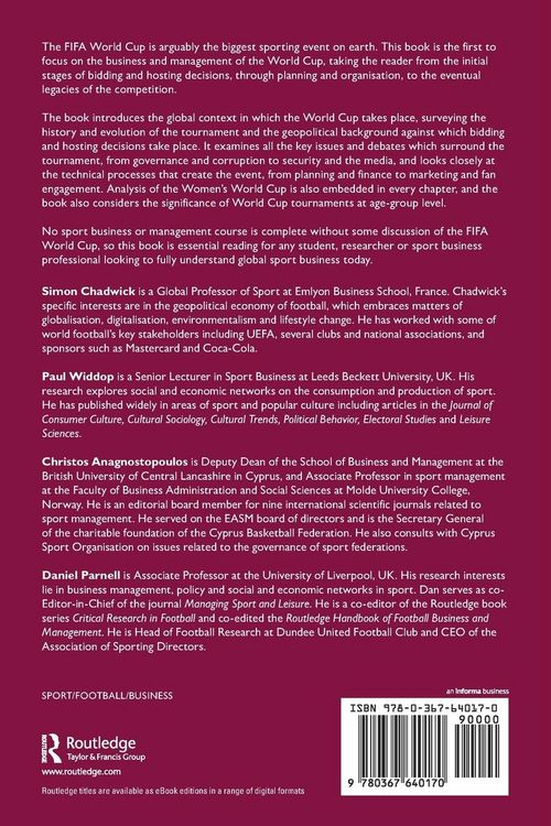 Produktbild: The Business of the Fifa World Cup
