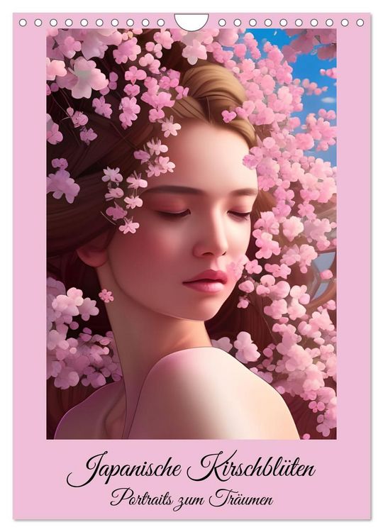 Produktbild: Japanische Kirschbl&uuml;ten - Portraits zum Tr&auml;umen (Wandkalender 2026 DIN A4 hoch), CALVENDO Monatskalender
