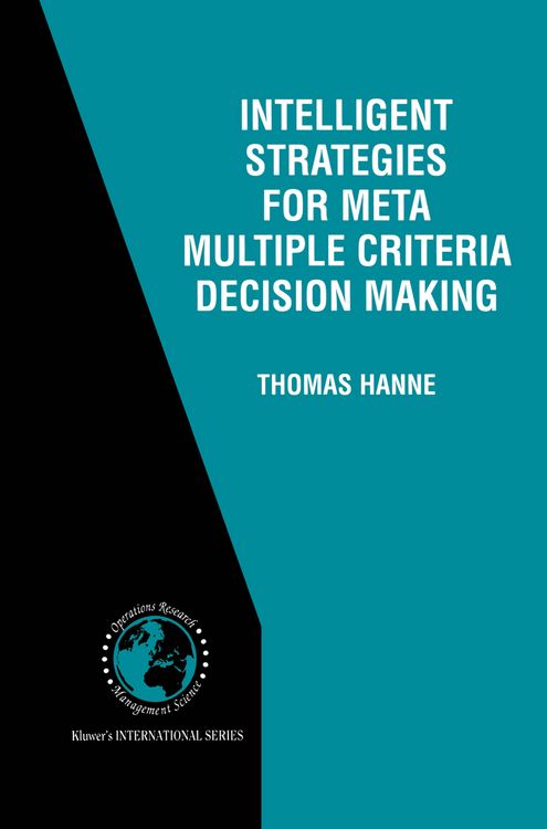 Produktbild: Intelligent Strategies for Meta Multiple Criteria Decision Making
