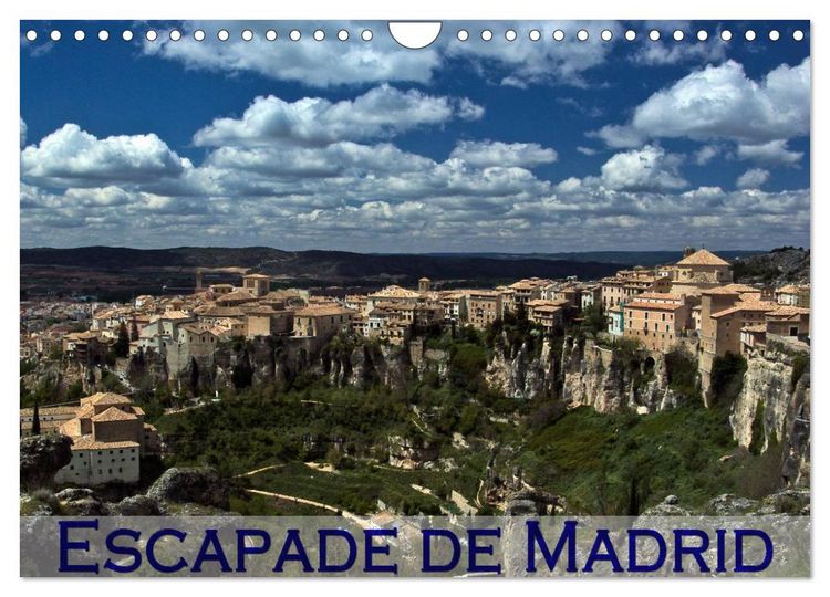Produktbild: Escapade de Madrid (Calendrier mural 2026 DIN A4 vertical), CALVENDO calendrier mensuel