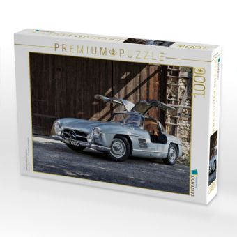 Produktbild: CALVENDO Puzzle Mercedes 300 SL Fl&uuml;gelt&uuml;rer | 1000 Teile Lege-Gr&ouml;&szlig;e 64x48cm Foto-Puzzle f&uuml;r gl&uuml;ckliche Stunden
