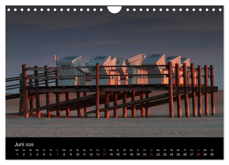 Produktbild: St. Peter-Ording (Wandkalender 2026 DIN A4 quer), CALVENDO Monatskalender