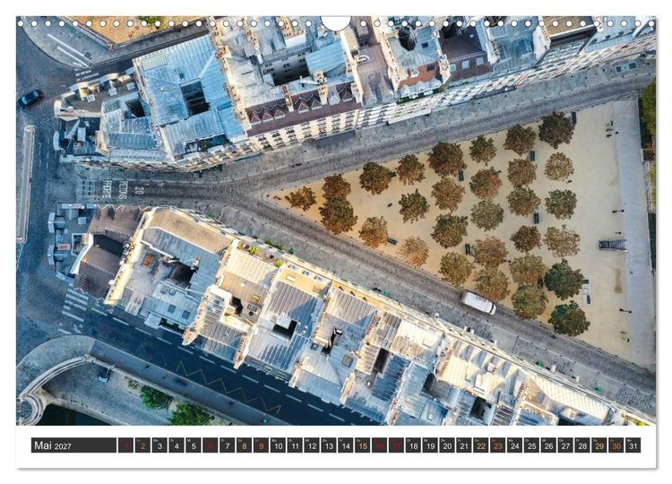 Produktbild: Bonjour Paris (Wandkalender 2027 DIN A3 quer), CALVENDO Monatskalender